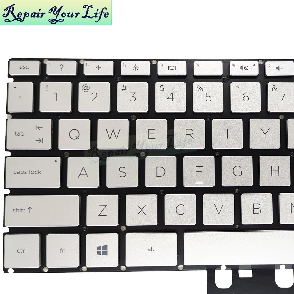 Teclado para portátil HP Pavilion X360, 14-BS, 14-BA, 14T-BA, 14M-BA, TPN-W125, Q186, Q189, Q187, C131, L50382-001, Reino Unido, EE. UU., italiano, inglés - imagen 2
