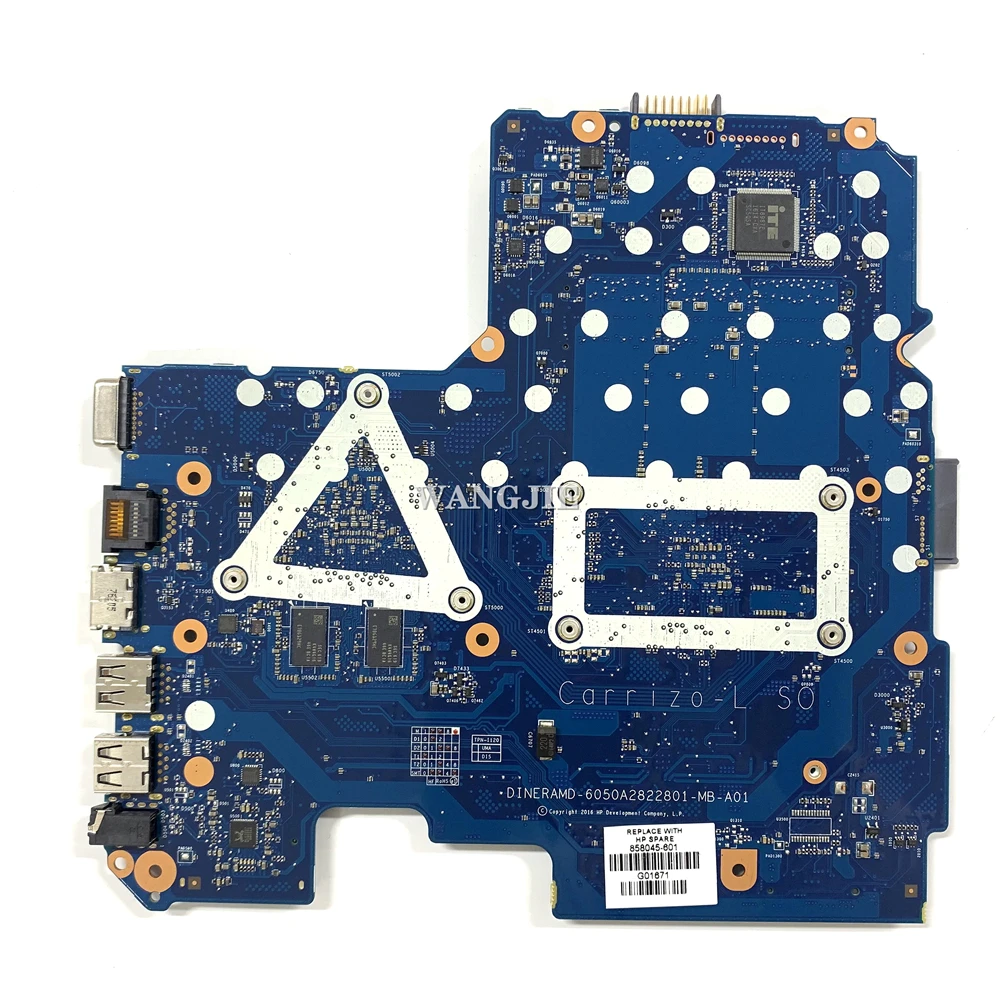 858045-601 858045-001 para HP 14-AN 14-an090 placa base de computadora portátil TPN-I120 6050A2822801 con A6-7310 CPU R5M1-30 2GB GP - imagen 2