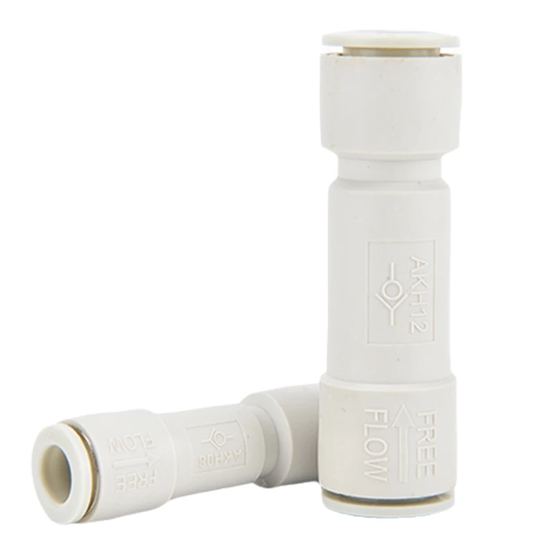 Válvula de retención de aire unidireccional marca AFR, 4mm, 6mm, 8mm, 10mm, AKH04-00 neumático AKH06-00 AKH08-00 AKH10-00, válvula de retención sin retorno - imagen 5
