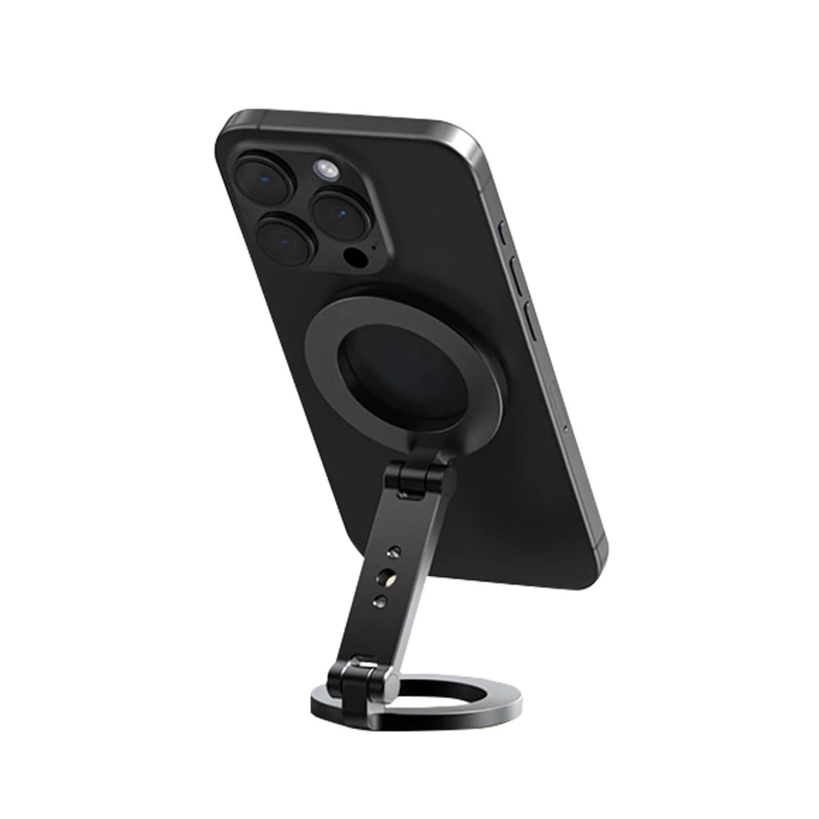 VRIG MG-26 Soporte magnético para teléfono de doble cara con Magsafe para iPhone 16 15 14 13 12 Series con soporte para trípode con tornillo de 1/4"