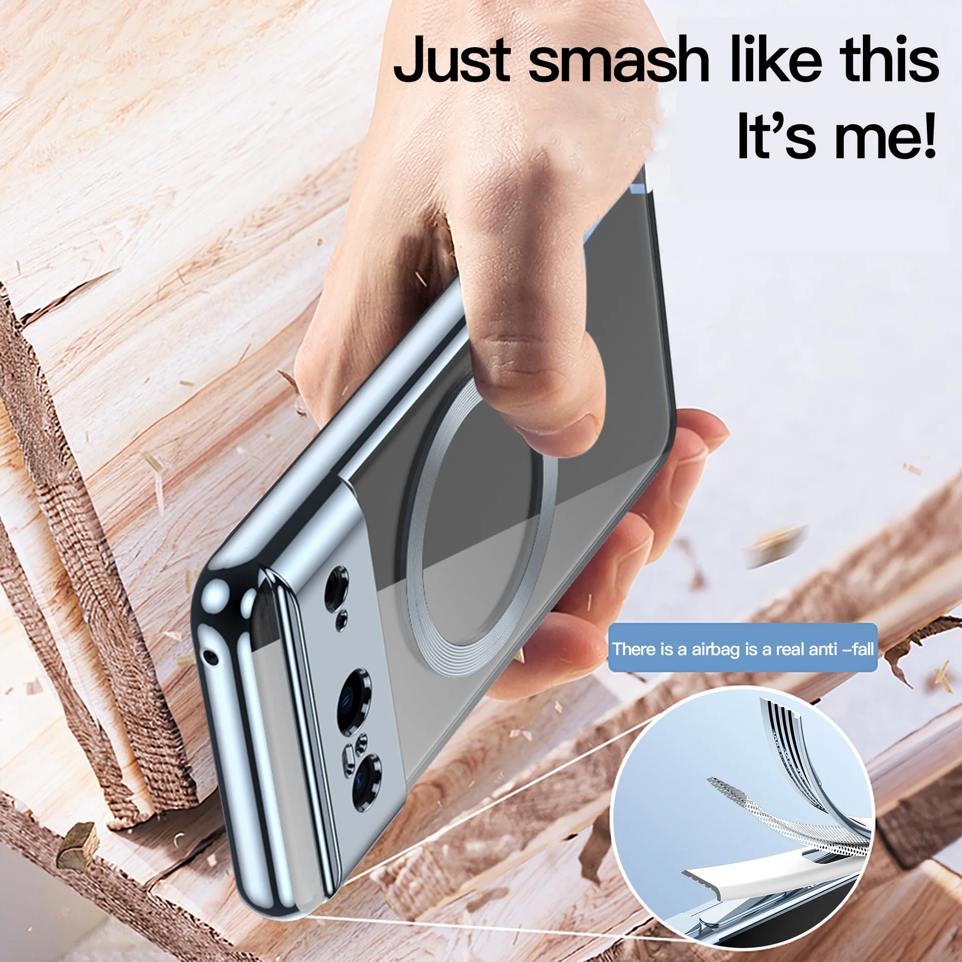 Funda de TPU con carga inalámbrica para Google Pixel 8 Pro, cubierta transparente antigolpes, 2023 - imagen 3