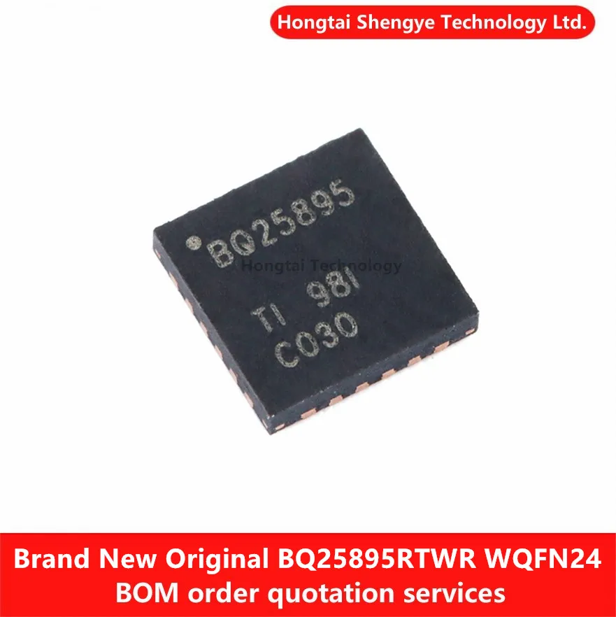 Nuevo Chip de cargador rápido Original BQ25895RTWR WQFN-24 único 5A