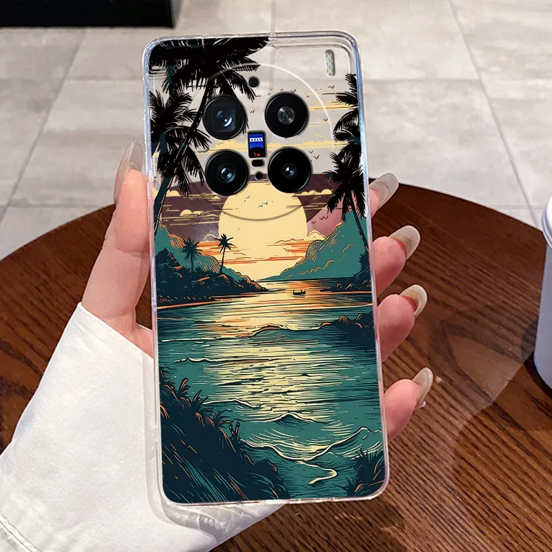 Para Vivo X200 Pro carcasa transparente lindo conejo de amor patrón divertido TPU cubierta trasera suave para Vivo X200Pro X200 X 200 Pro 5G funda de teléfono - imagen 2