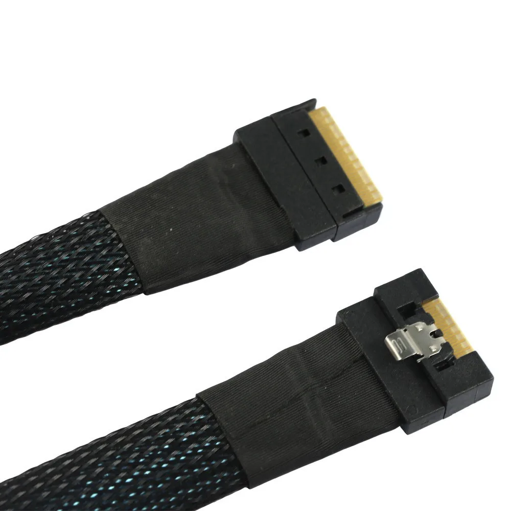 SFF-8654 de inserción antioblicuo todo incluido, 8i, 74Pin a PCI-E Ultraport Slimline, Cable de 4,0 SFF-8654 - imagen 3