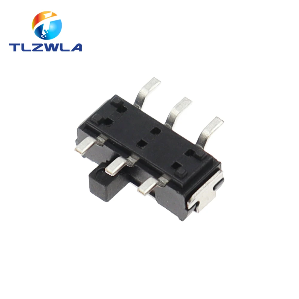 20 piezas MSK-22D27 SMD interruptor de palanca lateral microinterruptor de 6 pines 1P2T interruptor deslizante - imagen 5
