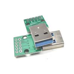 Adaptador USB 3.0 Macho – Placa 9 pines, Interfaz 2,54 mm