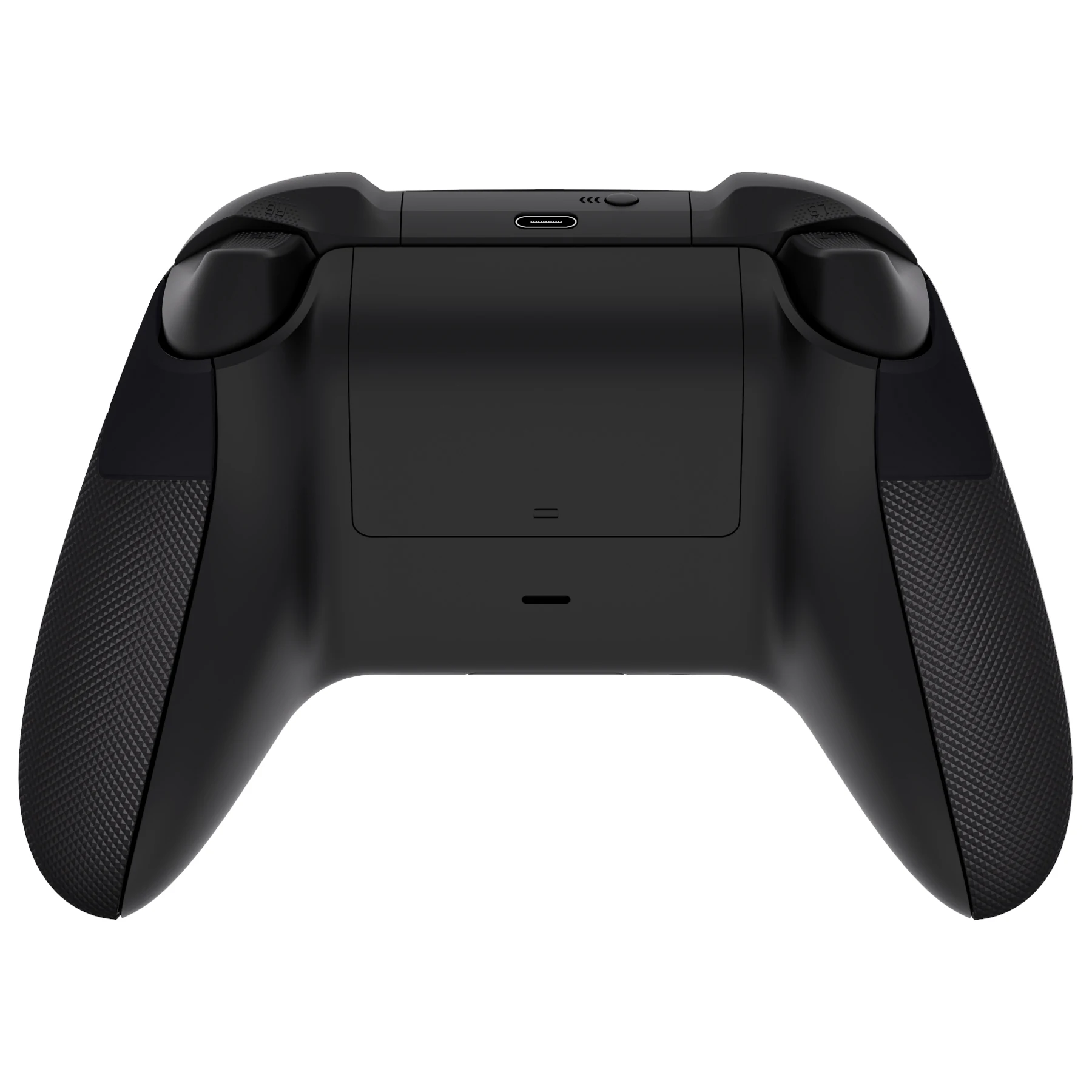 Agarres de goma extremos, paneles traseros de repuesto para controlador Xbox Core, mangos de rieles laterales antideslizantes, negro - imagen 3