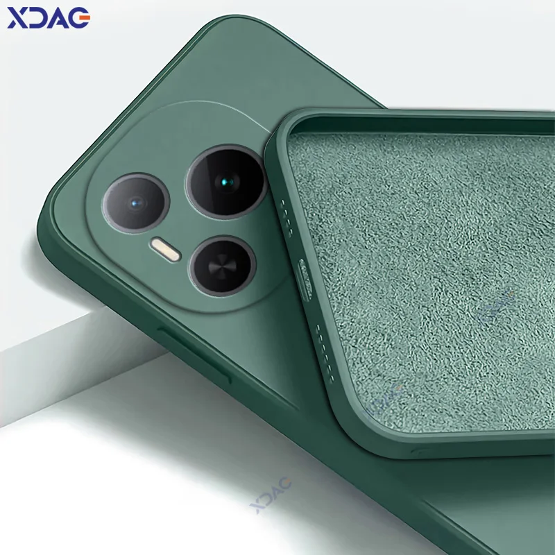 2025 fundas de teléfono cuadradas originales de silicona líquida para Honor Power HonorPower 5G 6,78 "360 suave anticaída a prueba de golpes - imagen 3