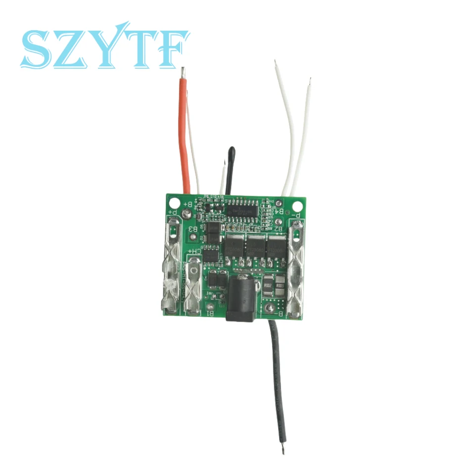 Placa de protección BMS 5S 18V/21V 20A para paquete de baterías de iones de litio, módulo PCB de cargador de 20A para herramientas eléctricas y bicicletas eléctricas