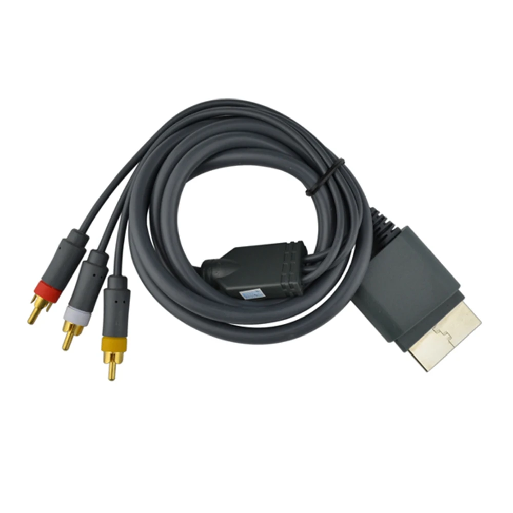 Cable AV compuesto de 1,8 m para Xbox 360, 3RCA, HD, TV, Audio, vídeo, alta definición - imagen 2