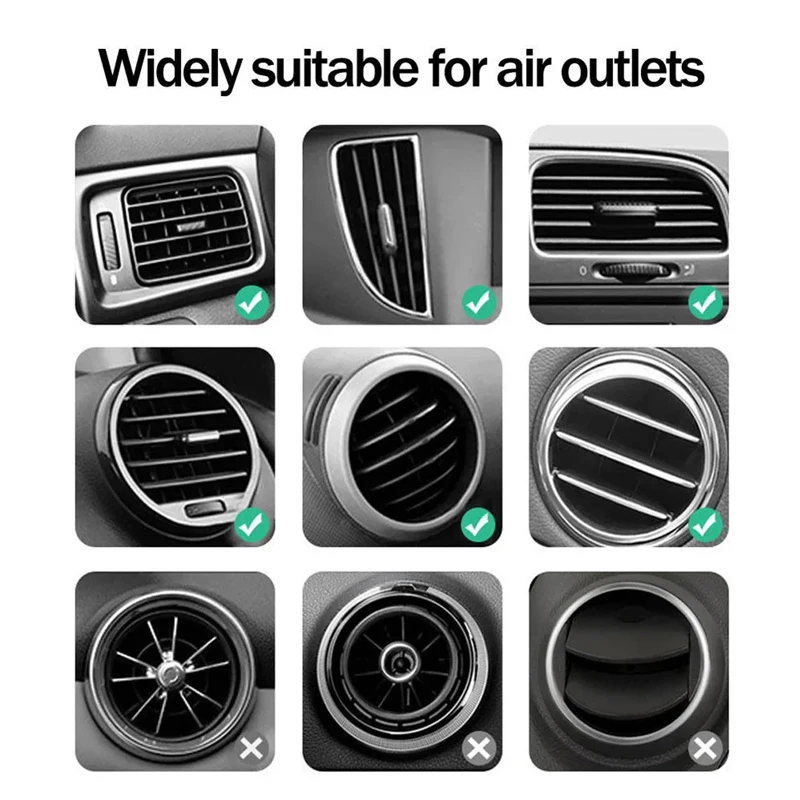 Cargador inalámbrico de coche de 30W, soporte para teléfono con montaje en salida de aire para iPhone 15, 14, 13, 12, Samsung, Xiaomi, carga rápida por inducción para coche - imagen 5