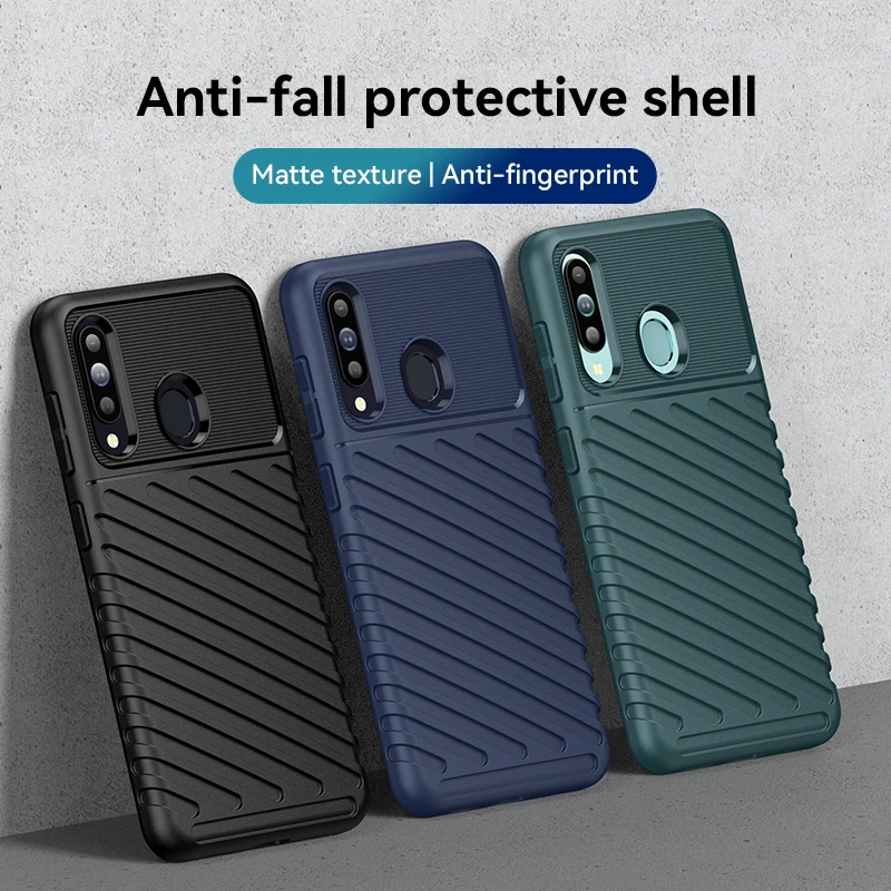 Funda de lujo de silicona a prueba de golpes para Samsung Galaxy A10/M10/A20/A30/M10S/Wide4/A40/A30S/A50/A50S/A60/M40 - imagen 2
