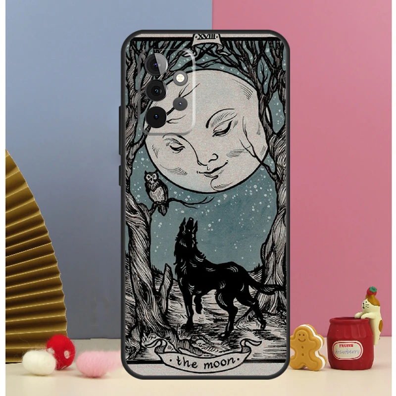 Funda de Tarot con diseño de bruja y Luna para Samsung Galaxy A53 A33 A52 A32 A22 A12 A13 A23 A51 A71 A14 A34 A54 A15 A25 - imagen 2