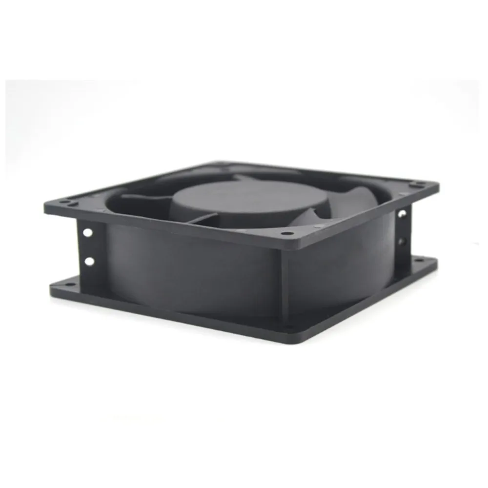 Ventilador de refrigeración para gabinete de CA, 120mm x 38mm, CA 110V, 115V, 220V, 230V, Motor EC, alto flujo de aire, 3500RPM, rodamiento de bolas doble, 12W - imagen 4