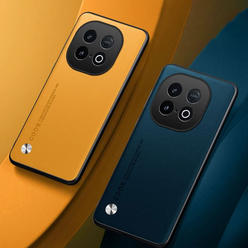 Funda de cuero PU de lujo para Vivo iQOO Z10 Turbo Pro, funda trasera de silicona con protección completa para teléfono iQOO Z10 Turbo 5G Coque - imagen 3