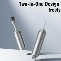 Cepillo limpieza AirPods y pin extracción SIM iPhone