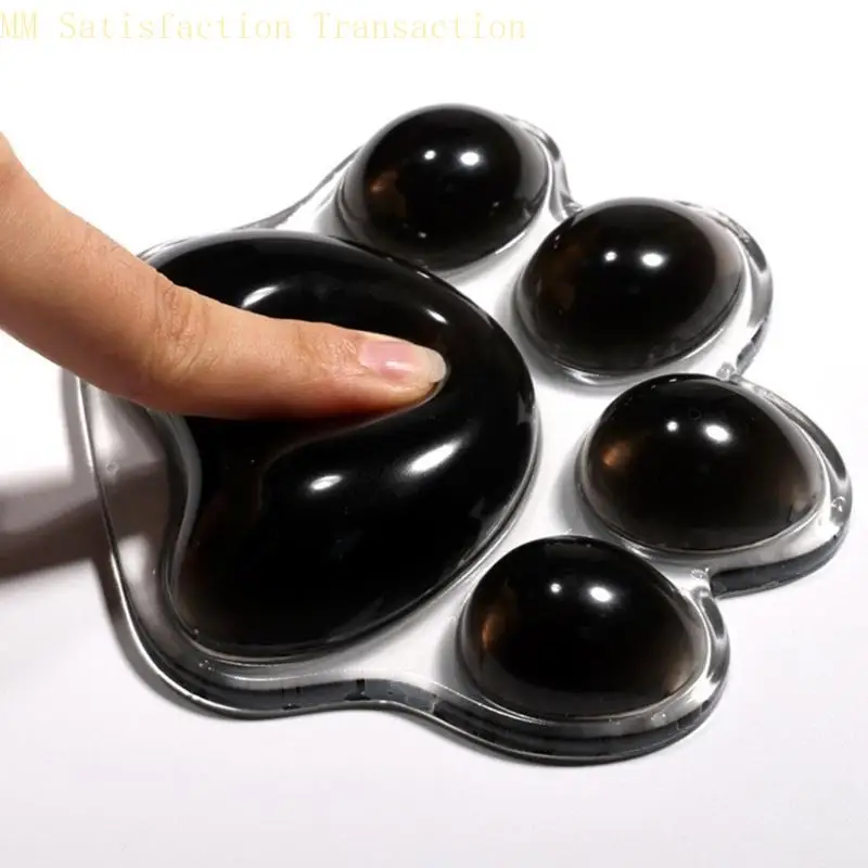 Axyb Padera gel ergonómica ratón ratón transparente para alivio mano y dolores en computadoras portátiles y - imagen 5