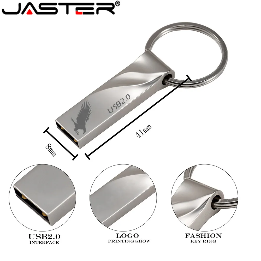 Mini unidad Flash USB de metal, pendrive con logotipo, tarjeta de memoria flash de 32gb/8 GB/4GB/16GB/128 GB, 128 GB - imagen 4