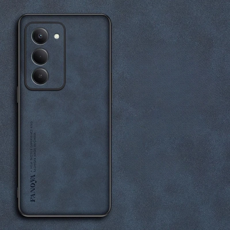 Para Redmi 15 5G funda de teléfono de cuero PU liso para Xiaomi Redmi 15 funda trasera de protección de silicona suave mate a prueba de golpes - imagen 2