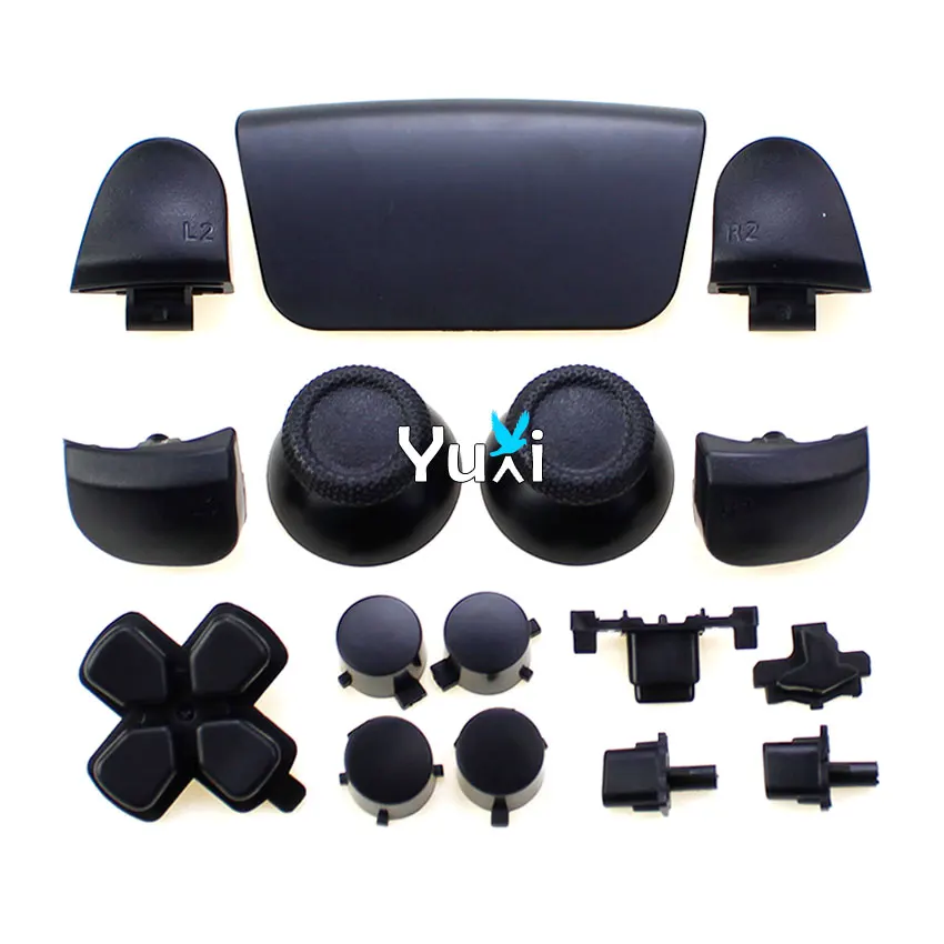 YuXi-juego completo de botones L1, R1, L2, R2, d-pad gatillo, botón de función para PS5, BDM-030, V3.0, controlador, Touchpad, Thumbstick Cap - imagen 5