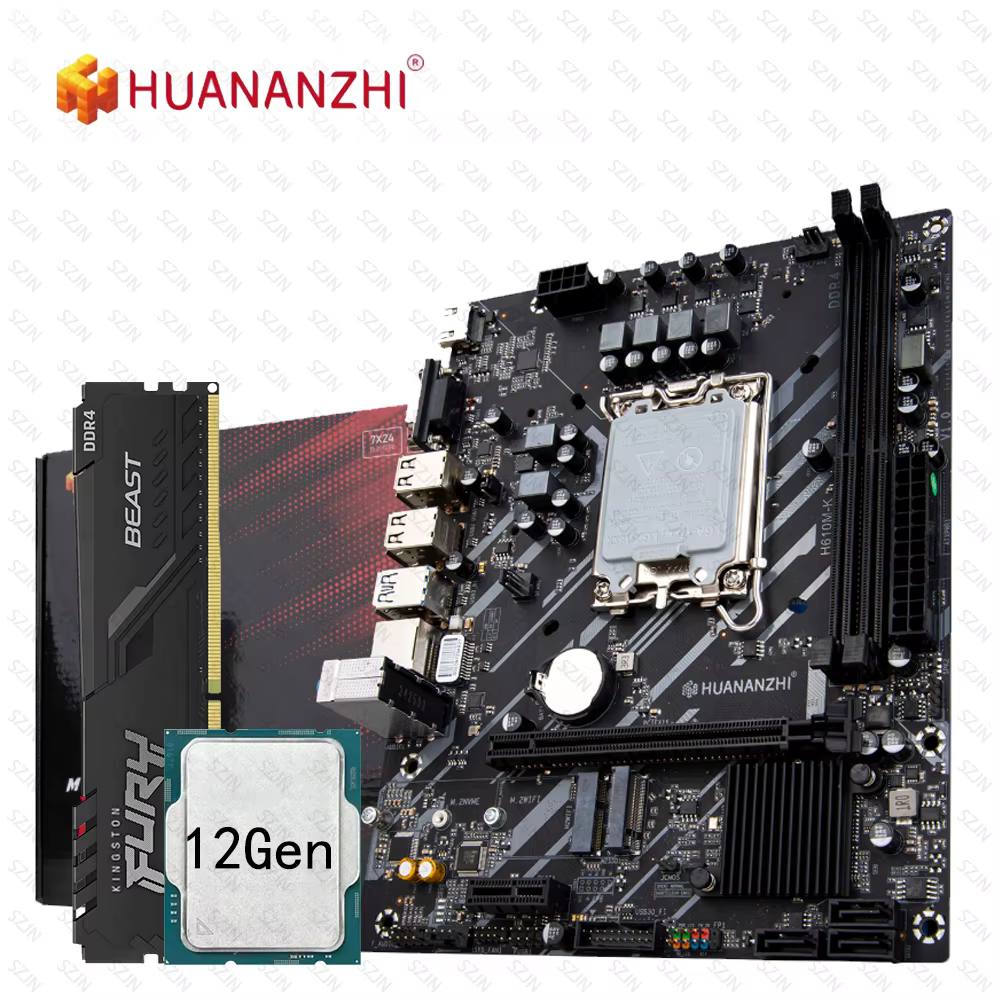 Placa Base H610 DDR4 Socket 1700 Soporte 12ª Gen Intel - imagen 4