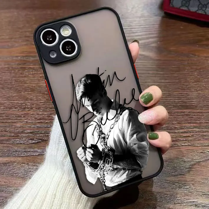 Funda de teléfono mate Singer J-Justin B-Bieber para Redmi NOTA 14 13 12 12S 11 11T 11S 10 10S 9T 9 9S 10X PRO PLUS TPU - imagen 4