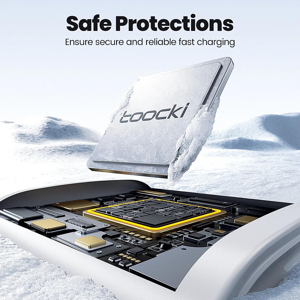 Toocki KR Plug 25W USB C cargador SFC PPS PD tipo C carga rápida para iPhone 16 15 14 Pro Max Samusng S25 S24 S23 Ultra Tablet - imagen 3