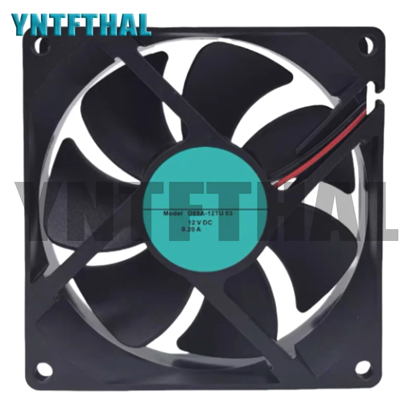 Nuevo D09A-12TU 03 12V 0.20A ventilador de refrigeración de 2 cables
