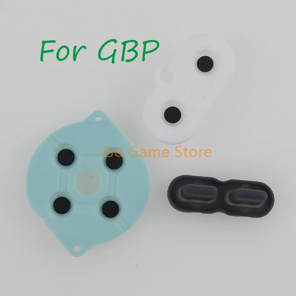 2 set/lote para GameBoy Pocket GBP almohadilla de silicona con botón de goma conductora