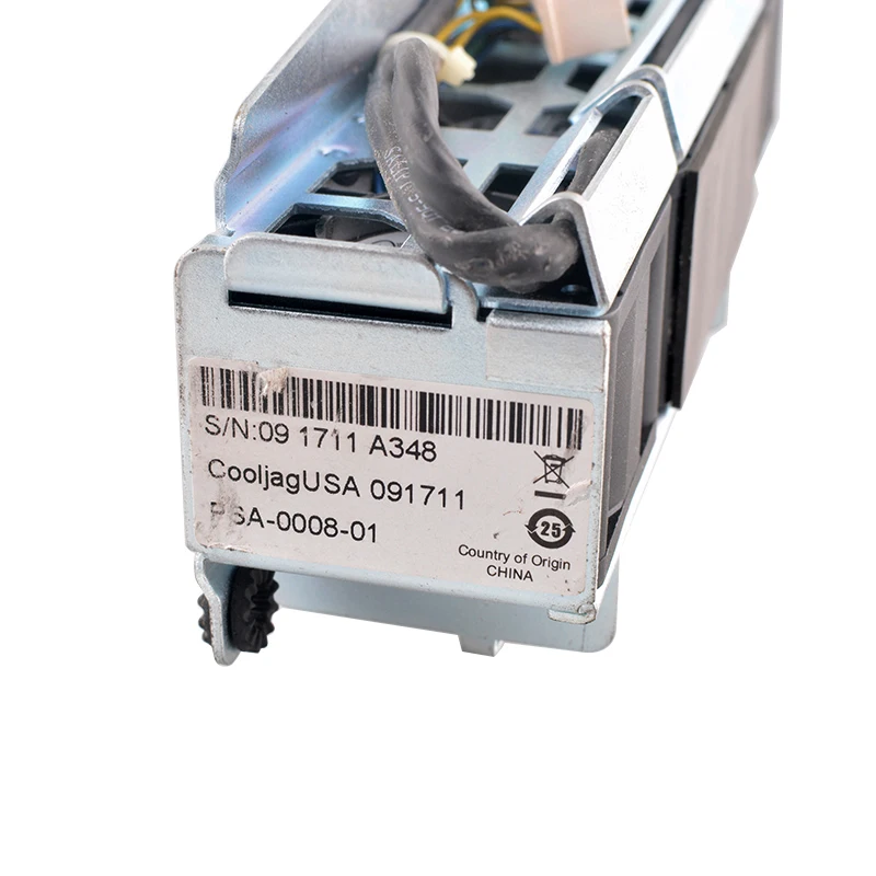 R. 124028 BU 09 1711 A348 CooljagUSA 091711   PSA-0008-01 Ventilador de 4cm 40mm 40x40x28mm DC12V 0.40A Ventilador de refrigeración para módulo de servidor - imagen 2