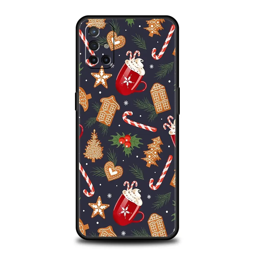 Funda de teléfono navideña de dibujos animados para OnePlus 13 12 11 10 9 8 7T Pro 13R 12R 10R 9RT 8T Nord N200 N30 2T CE 2 3 5G Lite funda suave - imagen 2