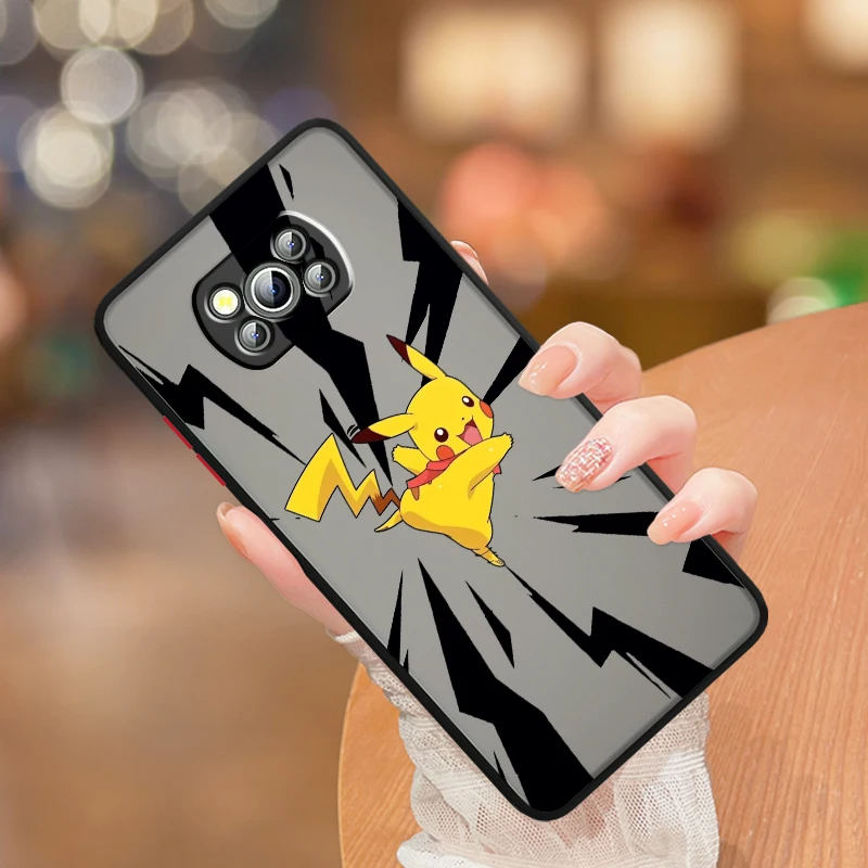 P-pokemones-funda translúcida de dibujos animados para Xiaomi Mi Poco X5, X4, X3, M6, M5S, M5, M4, M3, F5, F4, F3, F6 Pro, 5G - imagen 4