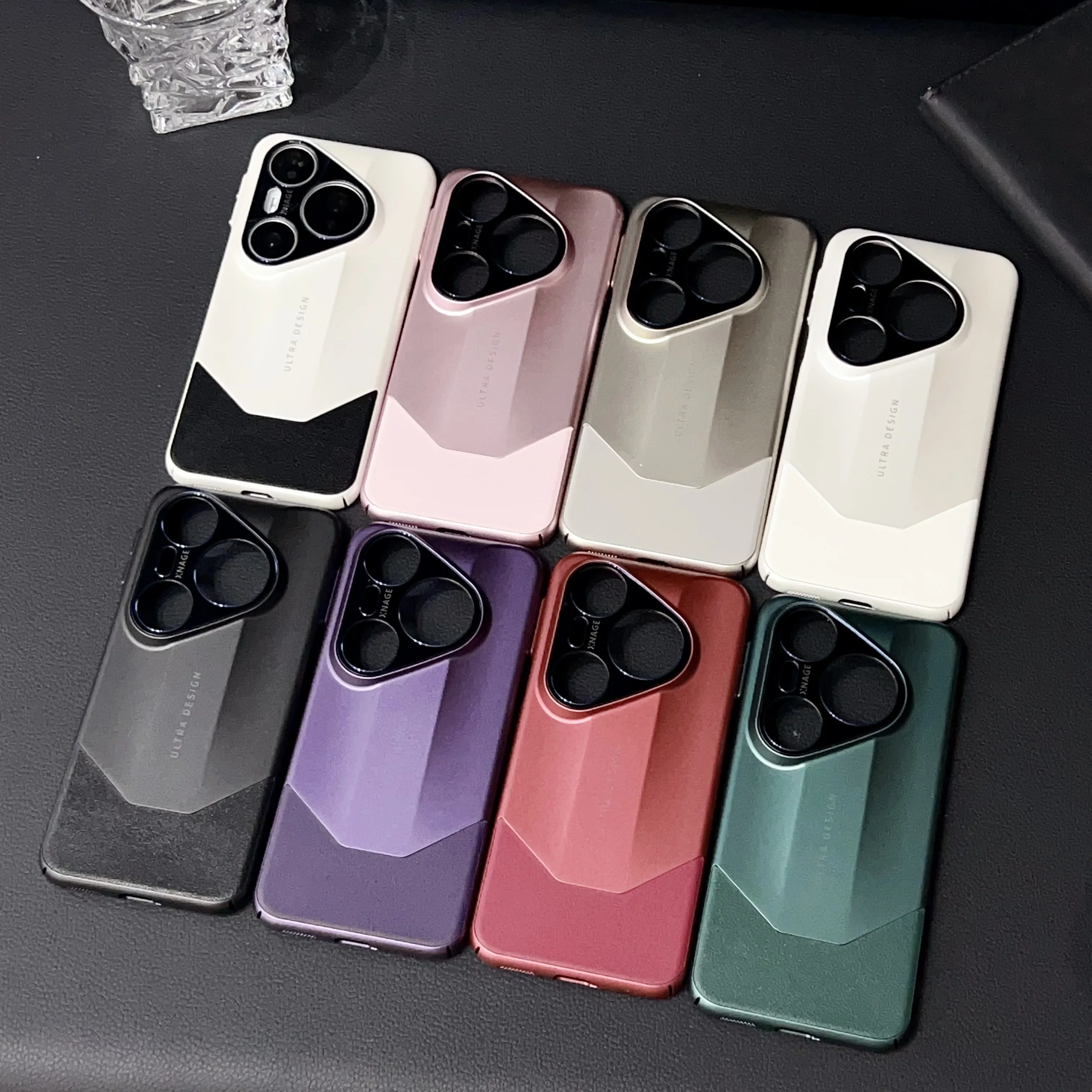 Funda para Huawei Pura80 70 Ultra Pura 80 Pro diseño creativo todo incluido cuero duro sensación de piel cubierta para Huawei Pura 80 Ultra