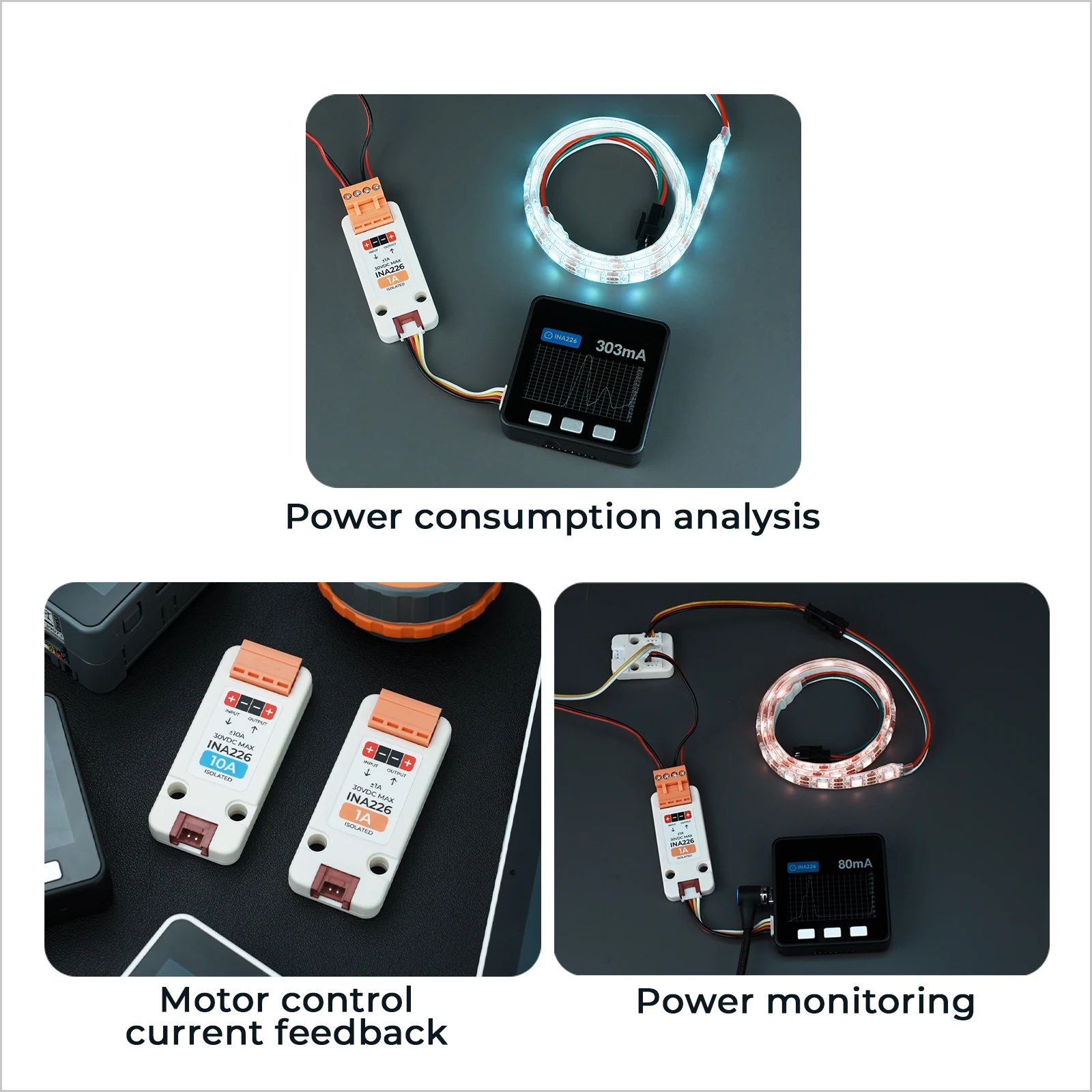 Unidad de monitor de potencia de voltaje de corriente oficial INA226-10A M5Stack - imagen 5