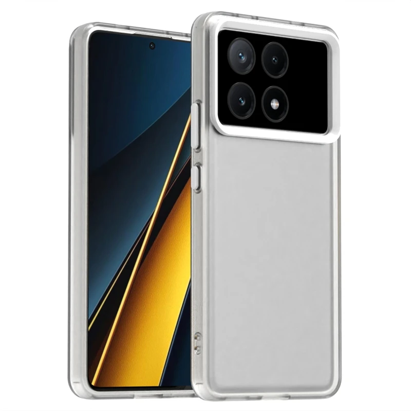 Funda transparente esmerilada para Xiaomi POCO X6 Pro, funda de silicona mate Simple TPU POCO X6 Pro, funda protectora para teléfono POCO X6 Pro - imagen 2