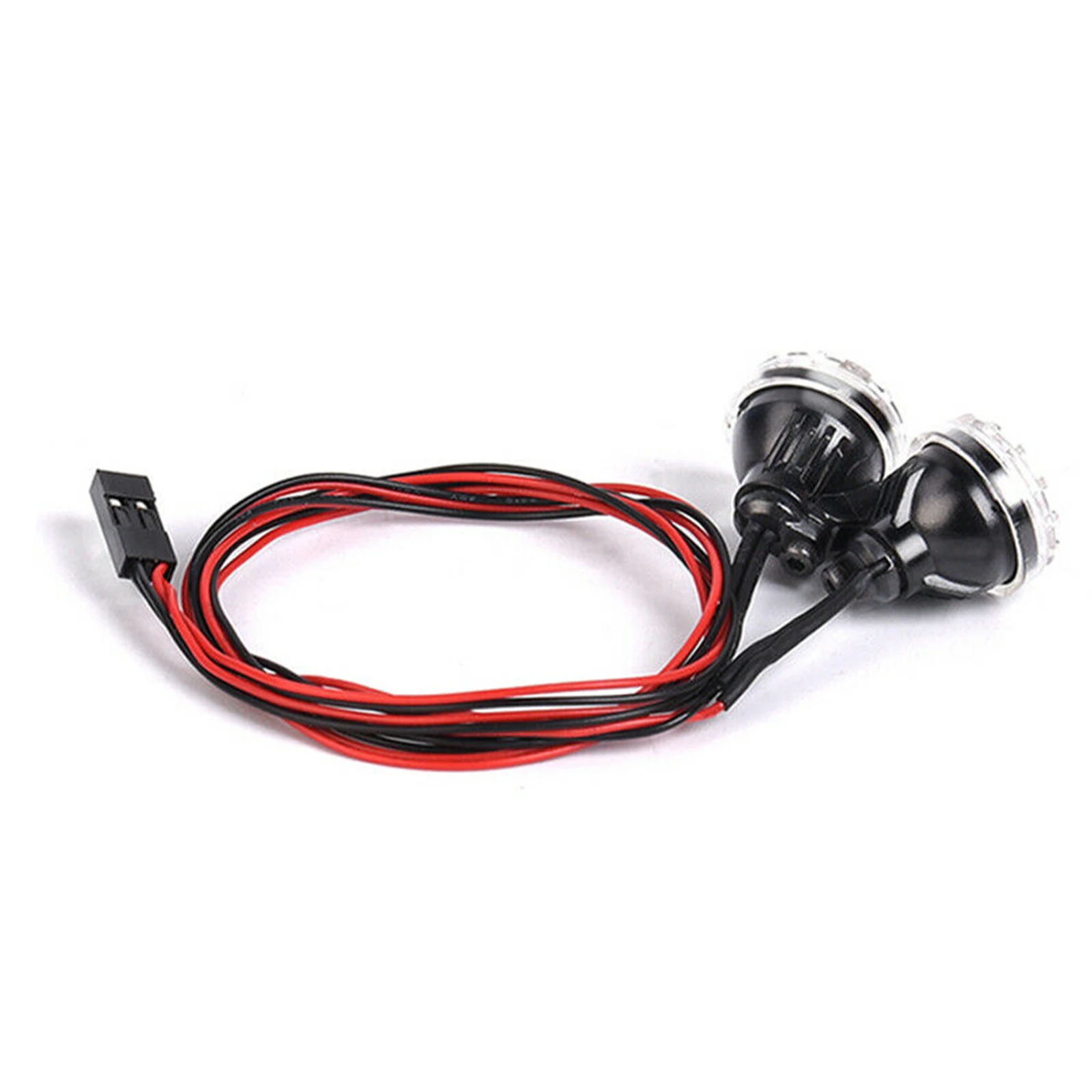 2 uds foco LED faros luz de techo 16mm para Axial TRX4 SCX10 1/10 1/8 coche trepador de control remoto accesorios 3V-7,4 V lámpara blanca - imagen 2