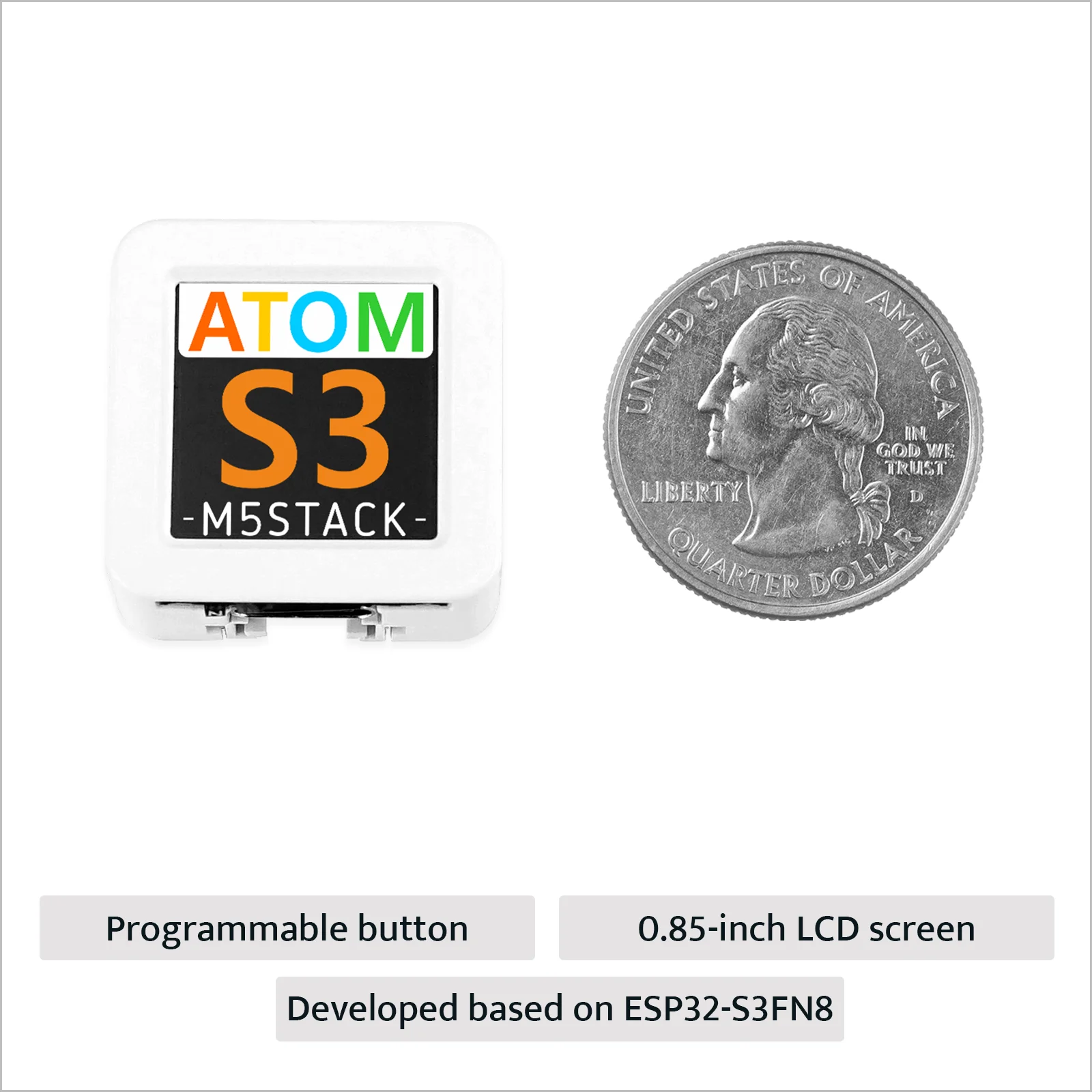 Kit de desarrollo oficial de IoT ATOMS3 ESP32 M5Stack con pantalla de 0,85 pulgadas - imagen 5