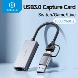 Hagibis Tarjeta de Captura HDMI a USB-C para Streaming