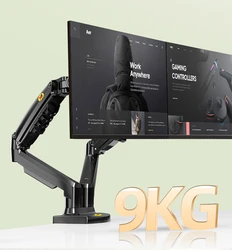 NB F160 Soporte Monitor Dual Gas 360° para 17-27''