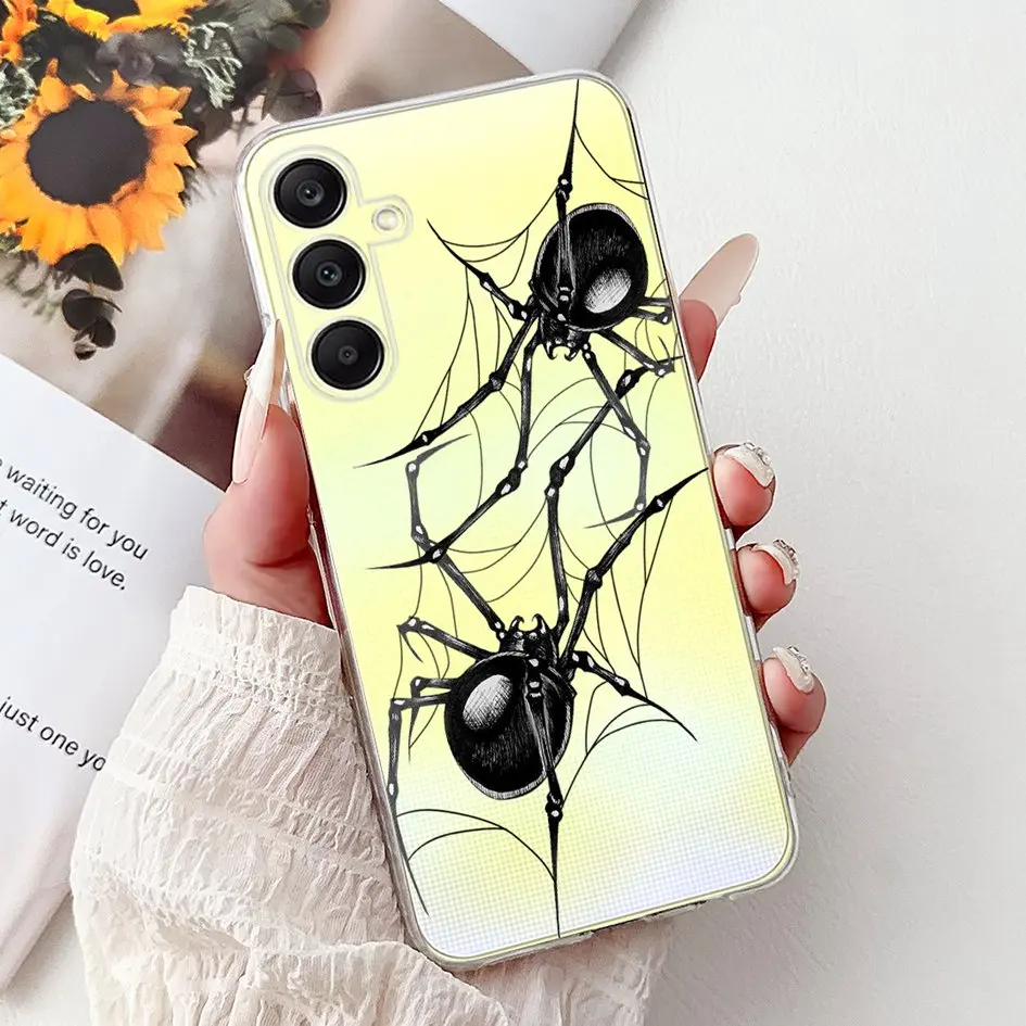 Para Samsung Galaxy A55 A35 5G funda SM-A556B SM-A356B funda de silicona Popular mariposa suave parachoques para Samsung A15 A25 A 25 Coque - imagen 2