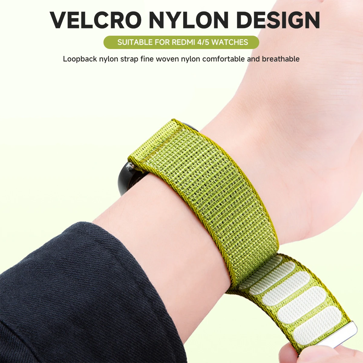 Correa de nailon para Redmi Watch 6 5 4, Correa con hebilla de Metal para Mi Band 9 Pro 8Pro, Correa deportiva ajustable, pulsera de repuesto - imagen 4