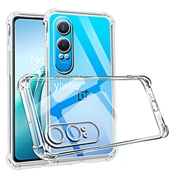 Funda de teléfono a prueba de golpes para Oneplus Nord CE 4 3 2 LIte transparente N300 N200 N100 N20 N10 parachoques suave TPU contraportada