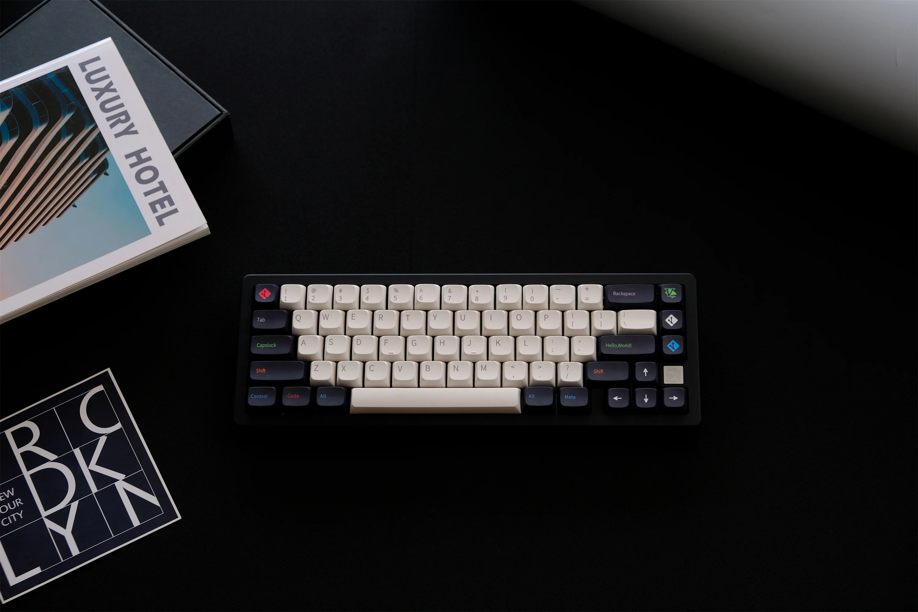 Keycap programador, teclas PBT, XDA, perfil DYE-SUB personalizado para teclado mecánico, 126 teclas
