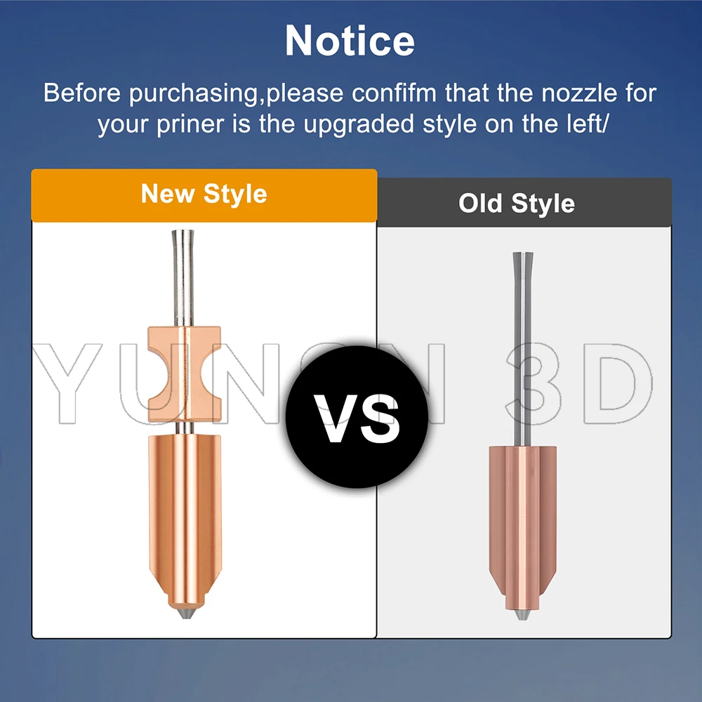 Boquilla Flashforge AD5X, nuevas boquillas Hotend de acero endurecido bimetálico mejoradas de 0,4mm para piezas de repuesto de impresora 3D AD5X - imagen 3