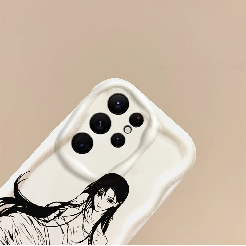 Funda suave de teléfono de dibujos animados para Samsung Galaxy, carcasa trasera a prueba de golpes, chica Sexy, S25, S24, S23, S22, Ultra Plus, S21, FE, A73, A72, A55, A54, nueva - imagen 5