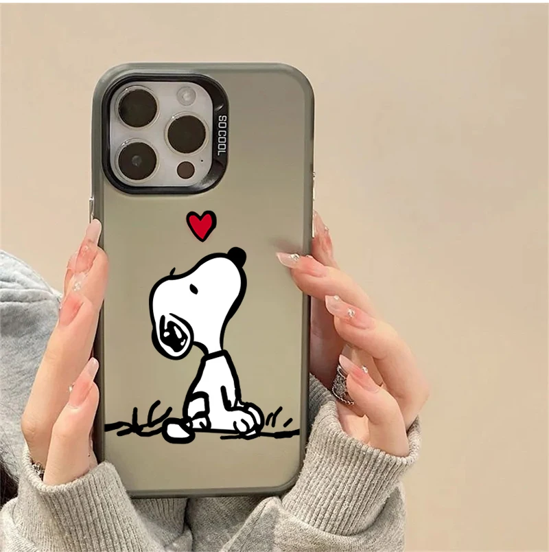 Funda de teléfono de dibujos animados Y2K Snoopy para Samsung Galaxy A56 5G A55 A16 A54 A36 A26 A15 A35 A17 A07 S26 S25 Ultra Edge S24 Plus S23 FE - imagen 4