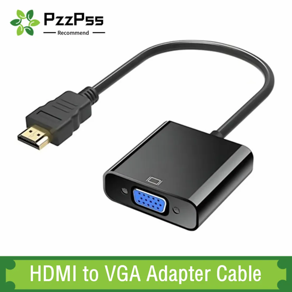 Cable adaptador HDMI a VGA de 1080P, convertidor Digital a analógico para Xbox, PS4, PC, portátil, TV Box a proyector, Displayer, HDTV