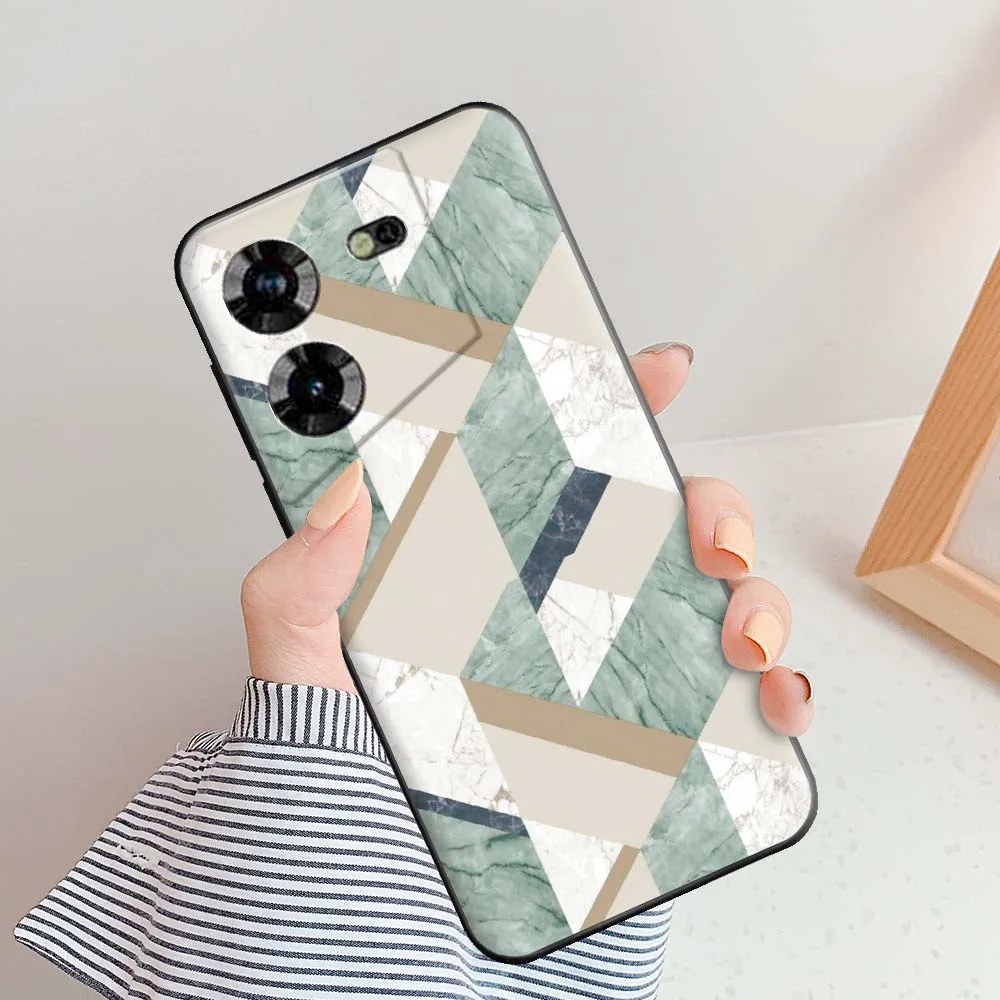 Funda de silicona con dibujos animados para Tecno Pova 5, carcasa bonita de animales para Tecno Pova5, parachoques de TPU - imagen 5