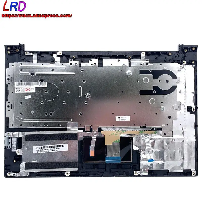 Teclado Español Latino con carcasa C, cubierta superior de reposamanos para Lenovo, V110-14AST, IAP, portátil, 5CB0L80500 - imagen 2