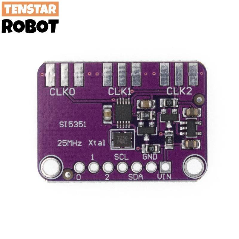 DC 3V-5V CJMCU-5351 Si5351A Si5351 I2C generador de reloj módulo de placa de ruptura generador de señal reloj 8KHz-160MHz - imagen 3